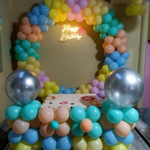 Ring Decoration Setup For Birthday