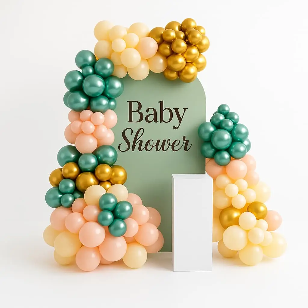 Boho Theme Baby Shower Backdrop