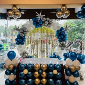 💙 Blue Silver Star Theme Decor