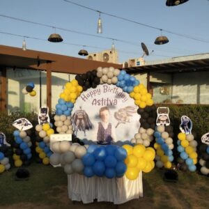 Birthday Balloon Decor (Outdoor Setup)