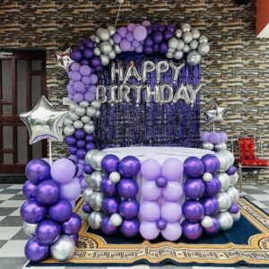 Purple-Silver Metallic Bdy Decor
