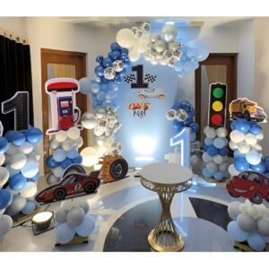 Racing Car Kid Theme Birthday Decor